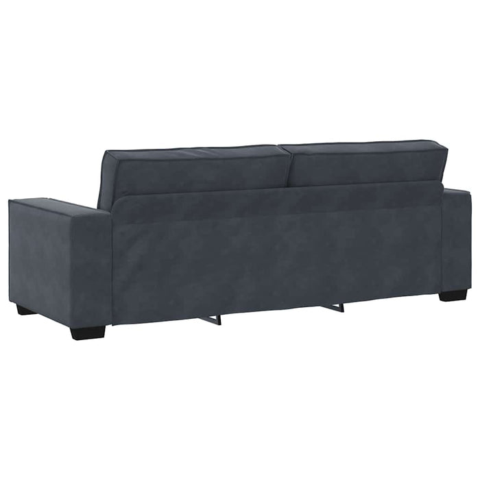 2 Piece Sofa Set With Cushions Dark Grey Velvet Ttxaibo
