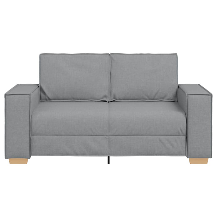 2-Seater Sofa Light Grey 120 Cm Fabric Aobakib