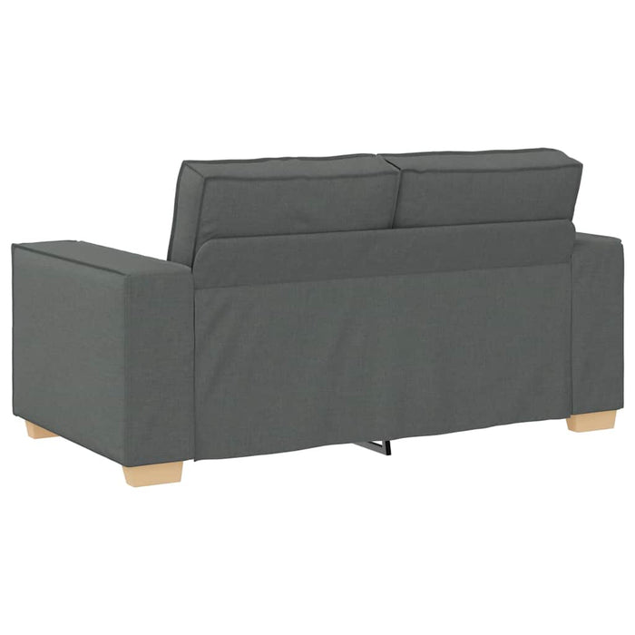 2-Seater Sofa Dark Grey 120 Cm Fabric Aobakio