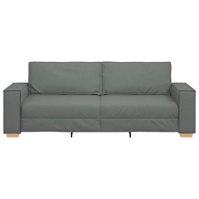3-Seater Sofa Dark Grey 180 Cm Fabric Aobakko