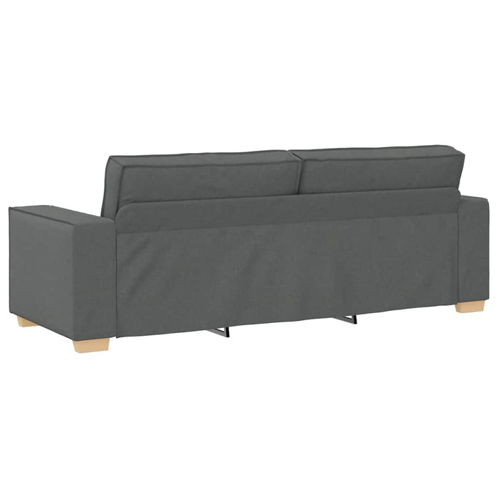 3-Seater Sofa Dark Grey 180 Cm Fabric Aobakko