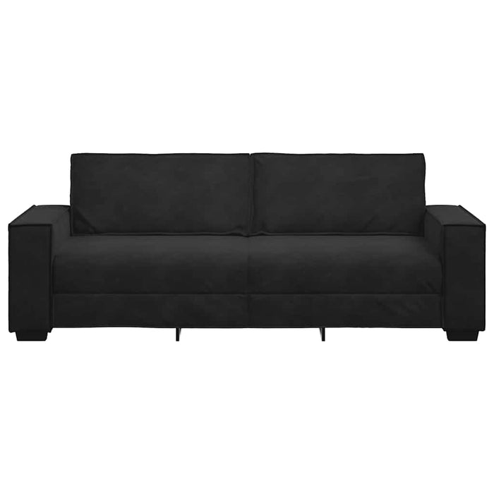 3-Seater Sofa Black 180 Cm Velvet Aobpbtp