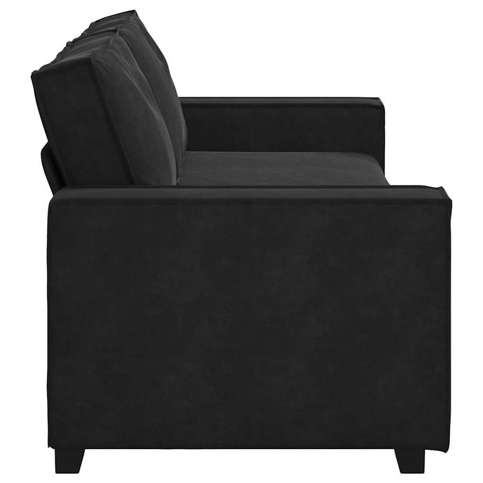 3-Seater Sofa Black 180 Cm Velvet Aobpbtp