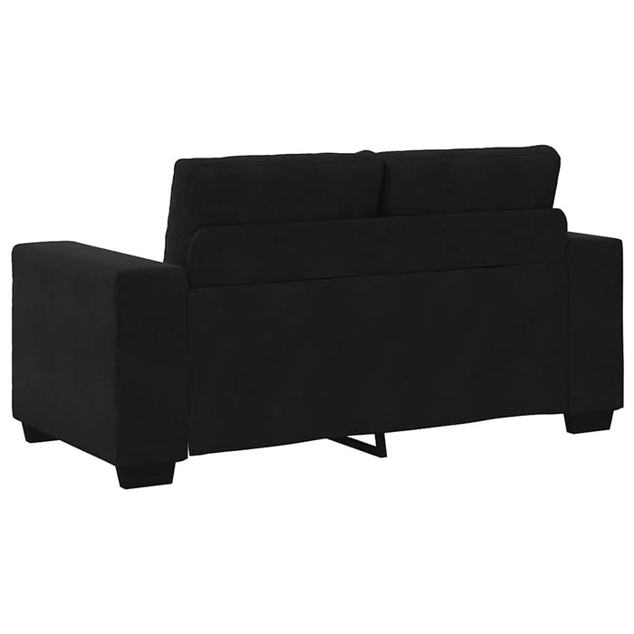 Loveseat Sofa Black 120 Cm Velvet Aobpoop