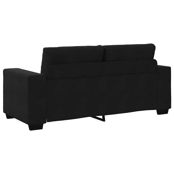 Loveseat Sofa Black 140 Cm Velvet Aobpoxi