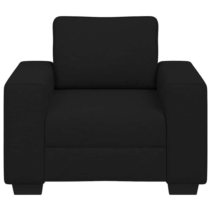 Sofa Chair Black 60 Cm Fabric Aobpoan