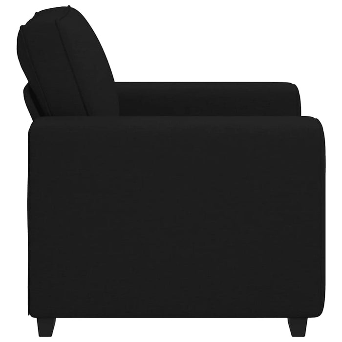 Sofa Chair Black 60 Cm Fabric Aobpoan