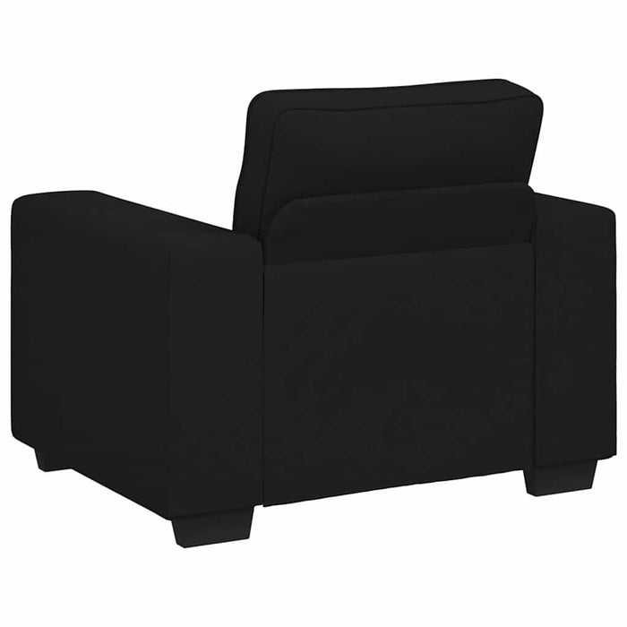 Sofa Chair Black 60 Cm Fabric Aobpoan