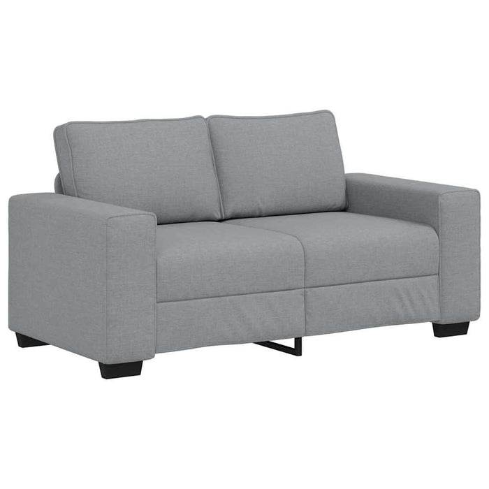2-Seater Sofa Light Grey 120 Cm Fabric Aobpopl