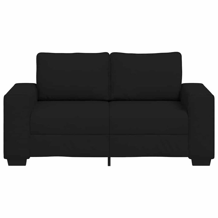 2-Seater Sofa Black 120 Cm Fabric Aobpopn