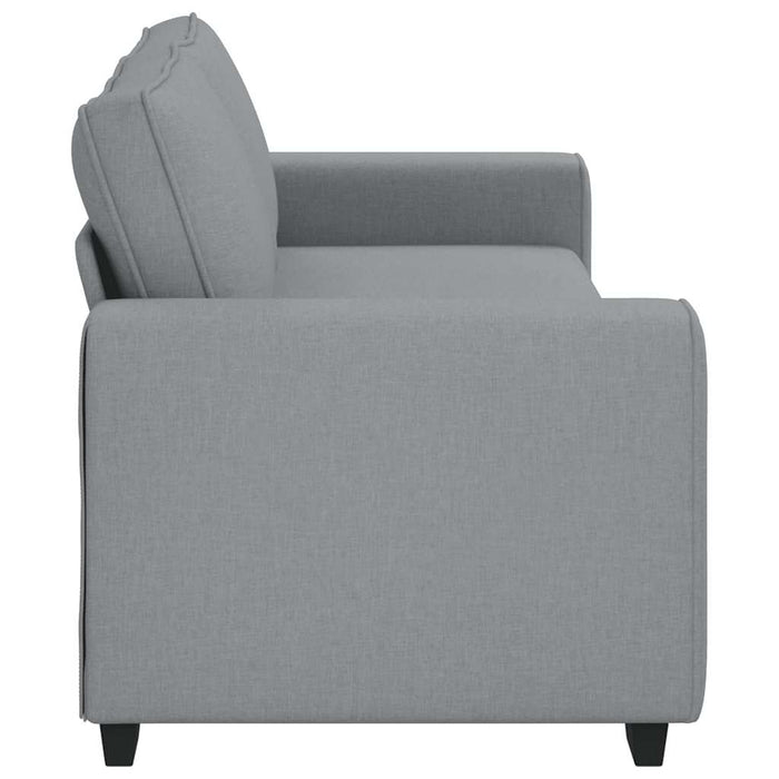 3-Seater Sofa Light Grey 180 Cm Fabric Aobpoil