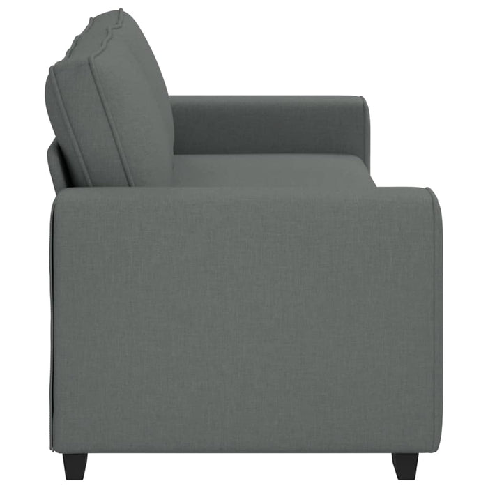 3-Seater Sofa Dark Grey 180 Cm Fabric Aobpoii