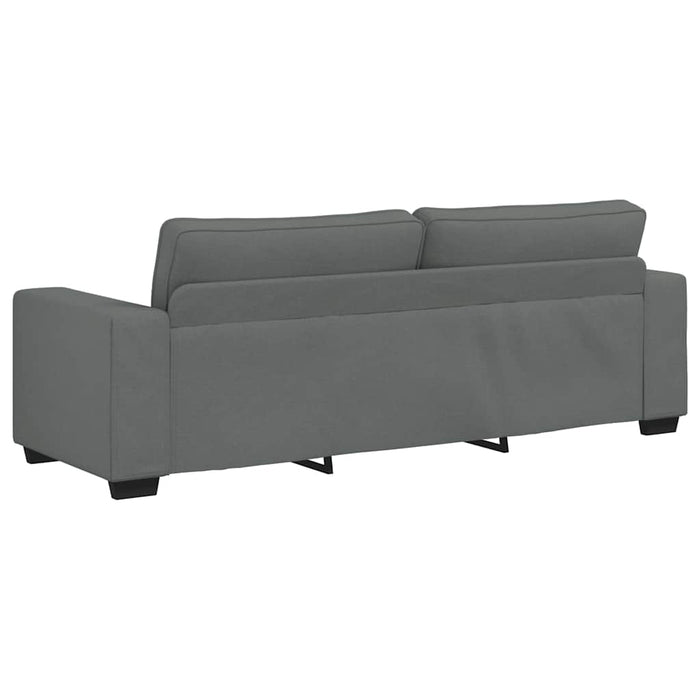 3-Seater Sofa Dark Grey 180 Cm Fabric Aobpoii