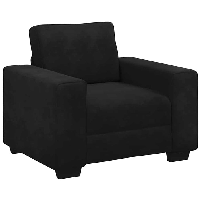 Sofa Chair Black 59 Cm Velvet Aobpxpx