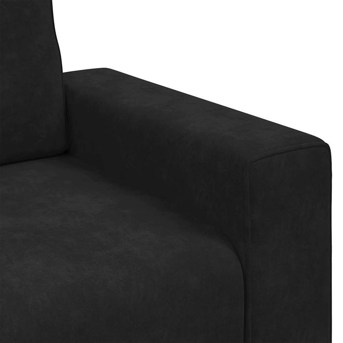 Sofa Chair Black 59 Cm Velvet Aobpxpx