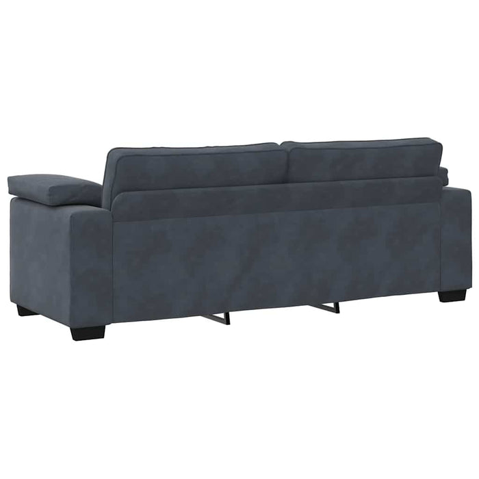 3-Seater Sofa Dark Grey 178 Cm Velvet Aobpxin