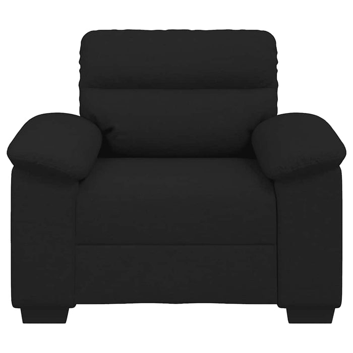 Sofa Chair Black 60 Cm Fabric Aobpxnk