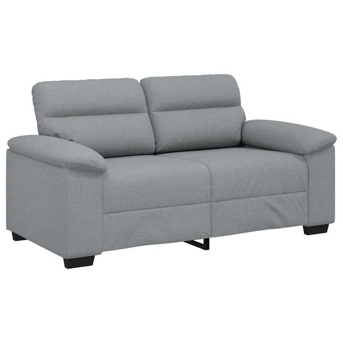 2-Seater Sofa Light Grey 120 Cm Fabric Aobpxki
