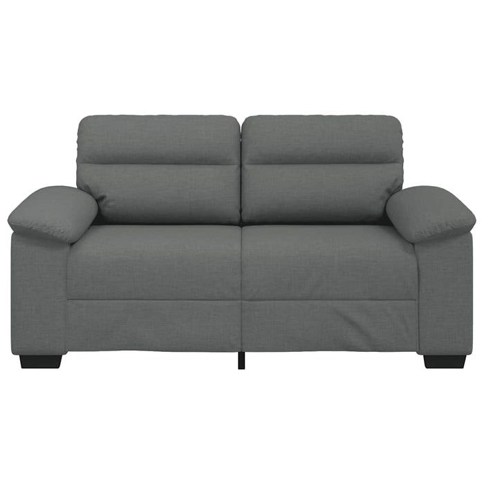 2-Seater Sofa Dark Grey 120 Cm Fabric Aobpxkn