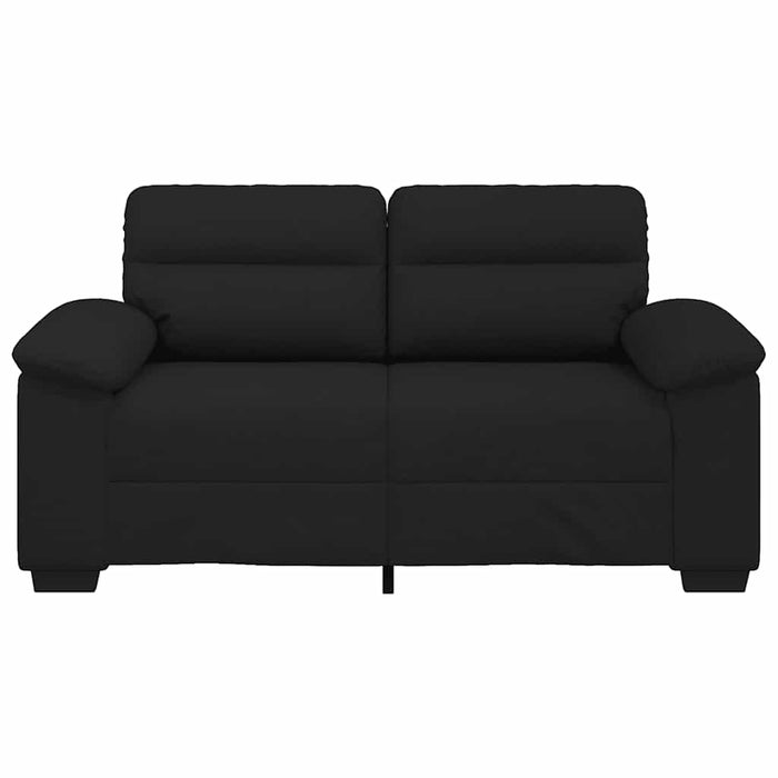2-Seater Sofa Black 120 Cm Fabric Aobpxkk