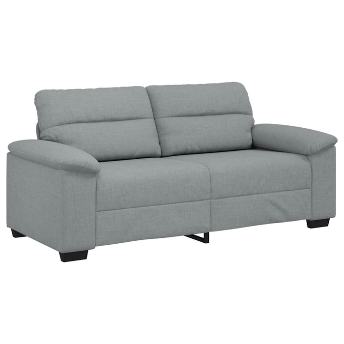 2-Seater Sofa Light Grey 140 Cm Fabric Aobptbi