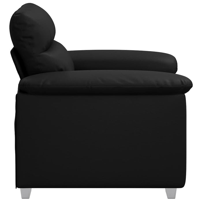 Sofa Chair Black 60 Cm Faux Leather Aobptto