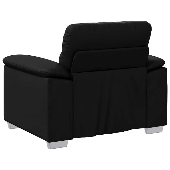 Sofa Chair Black 60 Cm Faux Leather Aobptto