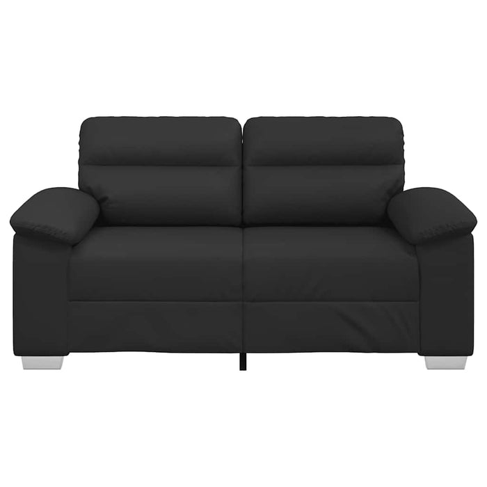 2-Seater Sofa Black 120 Cm Faux Leather Aobptti