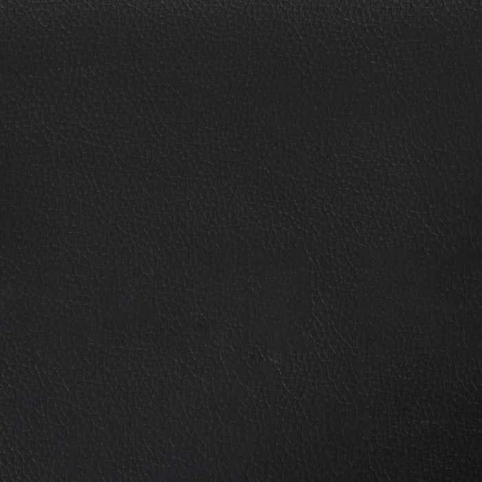 2-Seater Sofa Black 120 Cm Faux Leather Aobptti