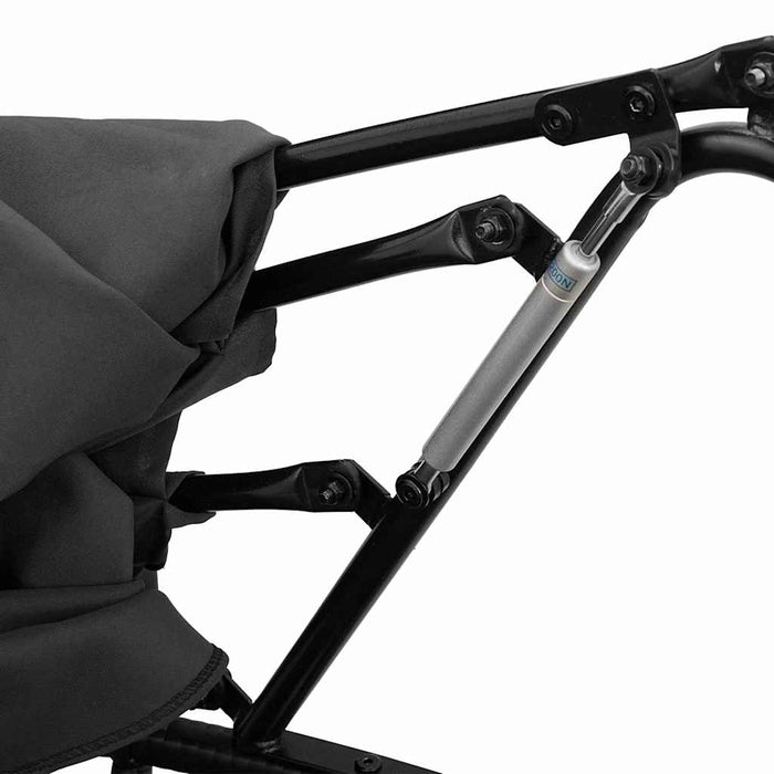 Outdoor Lounge Bed With Canopy And Cushions Black Poly Rattan Aobnxta