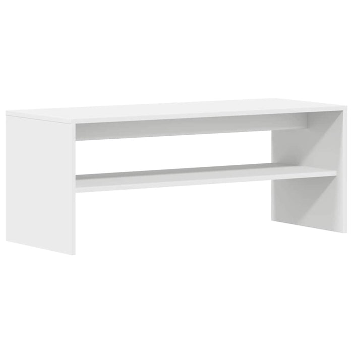 Tv Cabinet White 100X40X40 Cm Engineered Wood Npkoon
