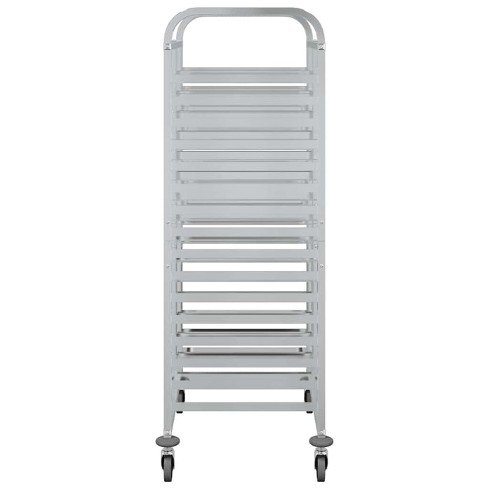 Tray Trolley With 32 Gn Containers 75X55X162.5 Cm Stainless Steel Aobnbix