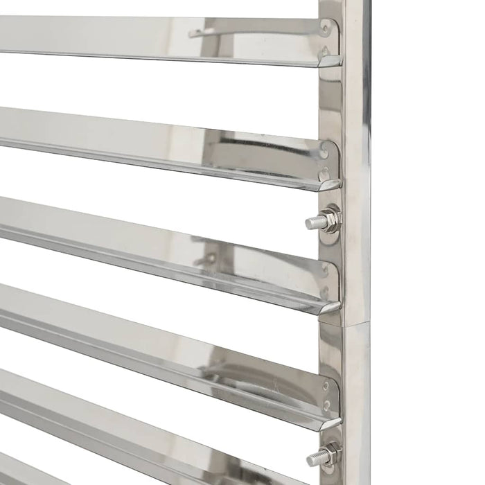 Tray Trolley With 32 Gn Containers 75X55X162.5 Cm Stainless Steel Aobnbix