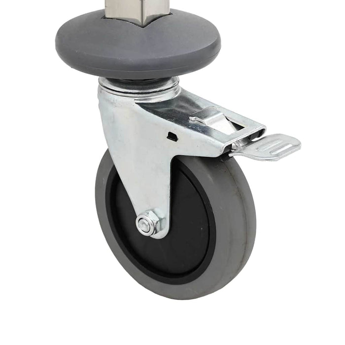 Tray Trolley With 12 Gn Containers 75X55X87 Cm Stainless Steel Aobnbia