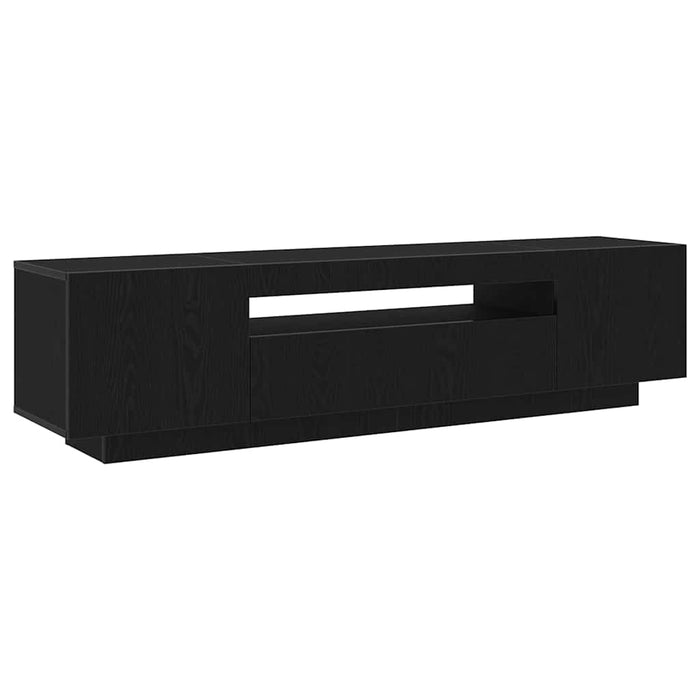 Tv Cabinet Black 160 X 35 X 40 Cm Engineered Wood Nloobt