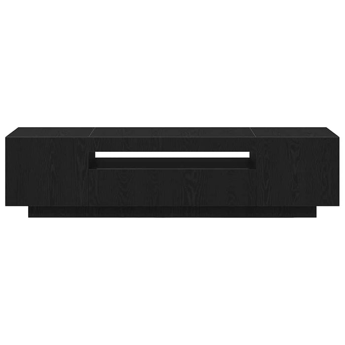 Tv Cabinet Black 160 X 35 X 40 Cm Engineered Wood Nloobt