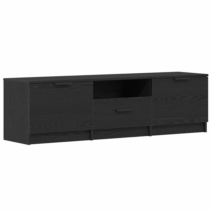 Tv Cabinet With Drawer Black 140 X 35 X 40 Cm Engineered Wood Nlxbnn