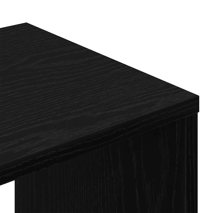 Tv Cabinet 2 Pcs Black 100 X 30 X 30 Cm Engineered Wood Nlxobl