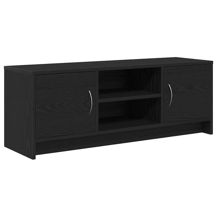 Tv Cabinet Black Oak 102X30X37.5 Cm Engineered Wood Nlxaoo