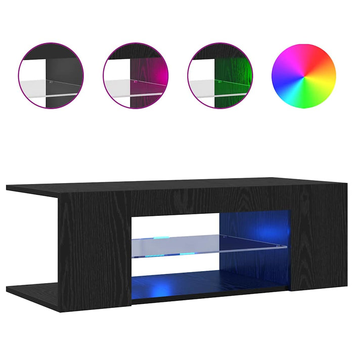 Tv Cabinet Black 90 X 39 X 30 Cm Engineered Wood Nlxplx