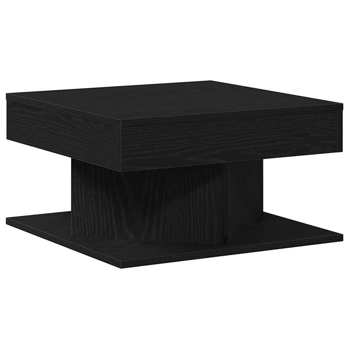 Coffee Table Black Oak 57 X 57 X 30 Cm Engineered Wood Nlxllp