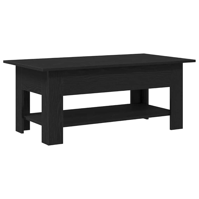 Coffee Table Black Oak 102 X 55 X 42 Cm Engineered Wood Nlxioo