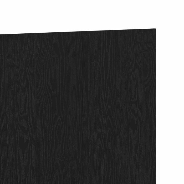 Headboard Black Oak 160 X 1.5 X 80 Cm Engineered Wood Nlxitl