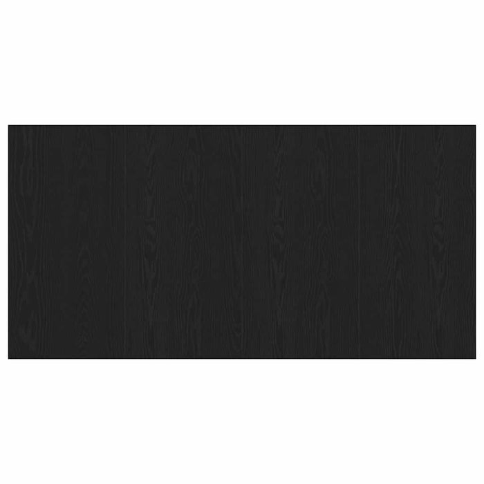 Headboard Black Oak 160 X 1.5 X 80 Cm Engineered Wood Nlxitl