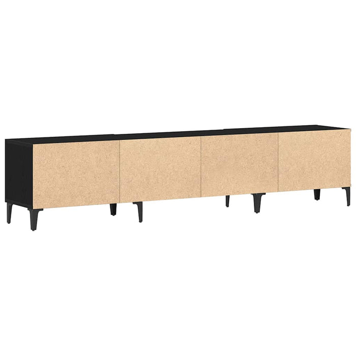 Tv Cabinet Black Oak 180 X 31.5 X 40 Cm Engineered Wood Nlxnon