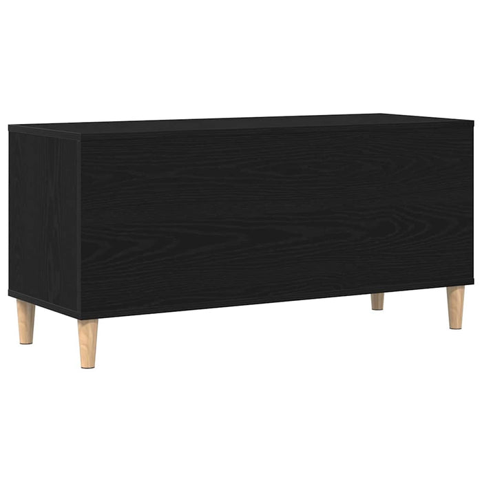 Record Cabinet Black Oak 100 X 38 X 48 Cm Engineered Wood Nlxnln