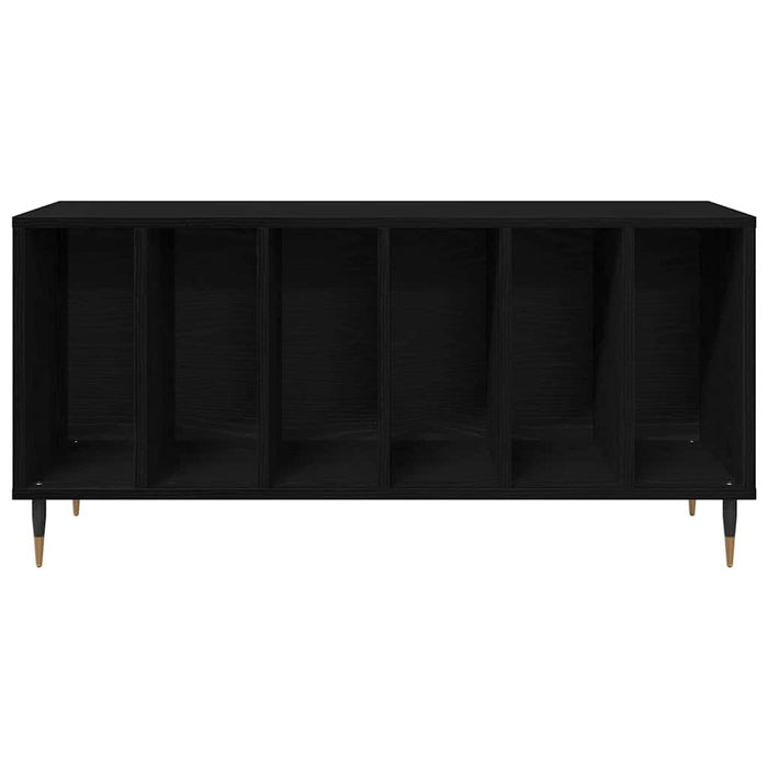 Record Cabinet Black Oak 100 X 38 X 48 Cm Engineered Wood Nlxkbo