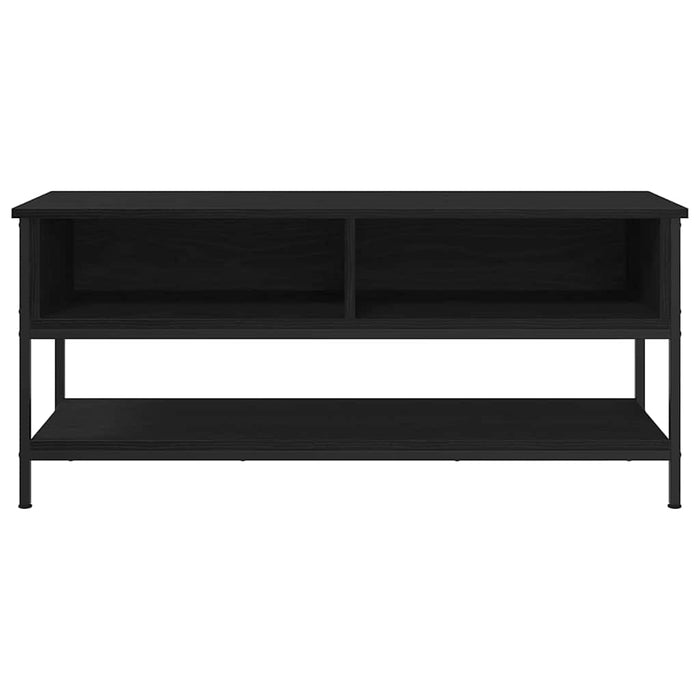 Tv Cabinet Black Oak 100 X 35 X 45 Cm Engineered Wood Nlxktb