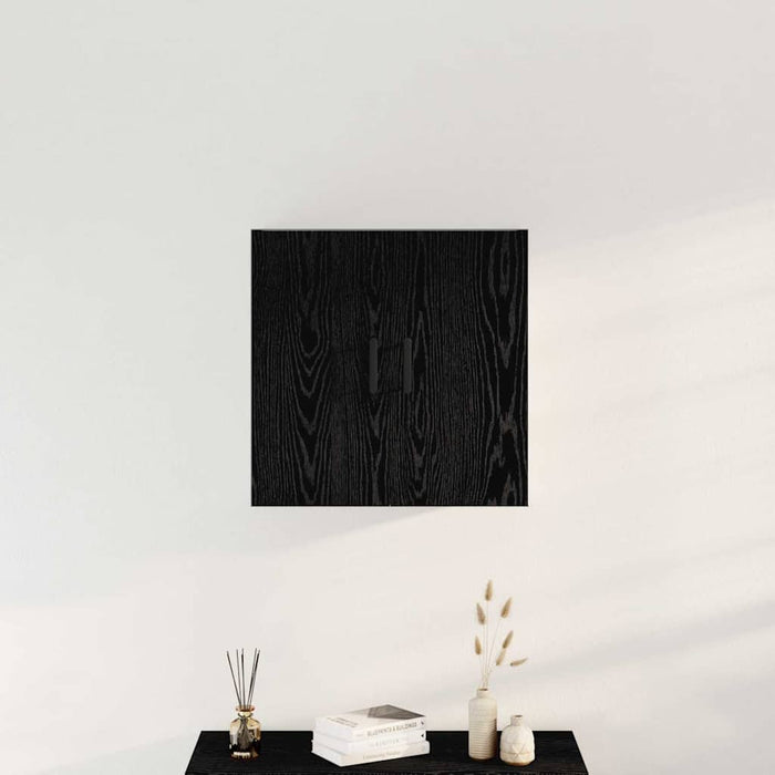 Wall Cabinet Black Oak 60 X 31 X 60 Cm Engineered Wood Nlxkap
