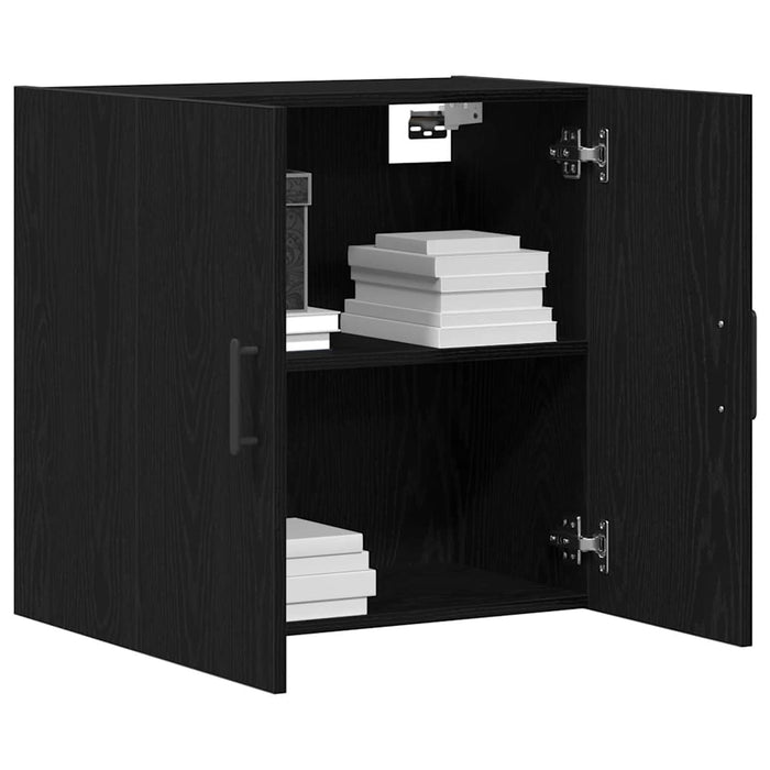 Wall Cabinet Black Oak 60 X 31 X 60 Cm Engineered Wood Nlxkap